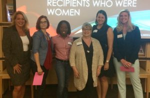 Panelist Left to right: Rep. Kathleen Peters, Sarrah Vesselov, Kelly-Ann Peart, Dr. Sharon Setterlind, Angie Beltz, Christa Pusateri