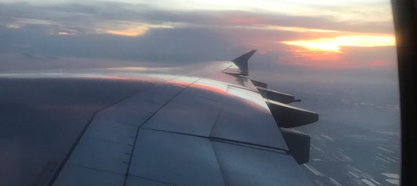 my first time on a plane