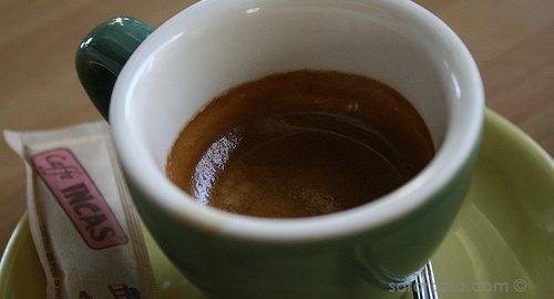 food and espresso in Italy