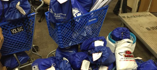 Packaged donations for veterans