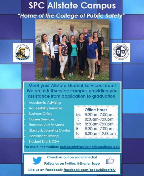 Allstate student services flyer