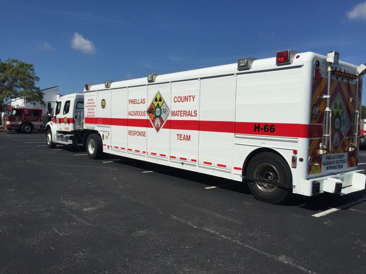 hazardous materials emergency training for Pinellas County responders