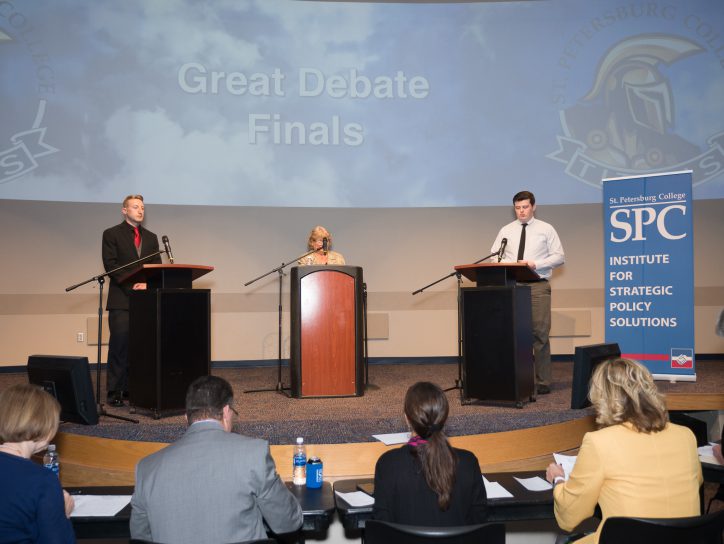 Students take part in SPC's Fourth Annual Great Debate