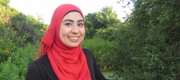 St. Petersburg College alumna Salwa Shamsi, Florida College System Chancellor's Student of the Month award winner for January 2015.