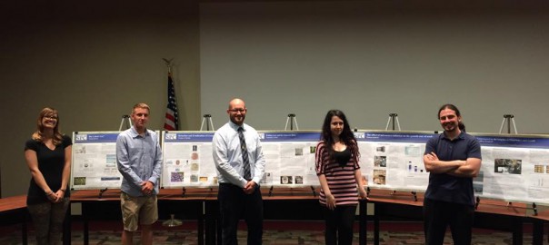 Photo students with biology honors term projects