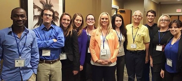 Photo of Microbiology conference winners