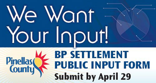 Pinellas County seeks input on BP settlement funds