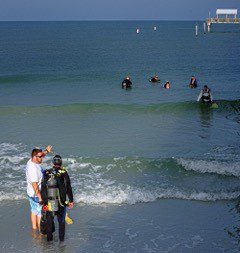 Volunteers at reef cleanup