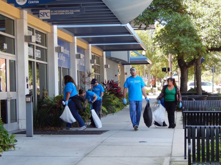 SPC, Duke Energy Flash Mob Cleanup Crew