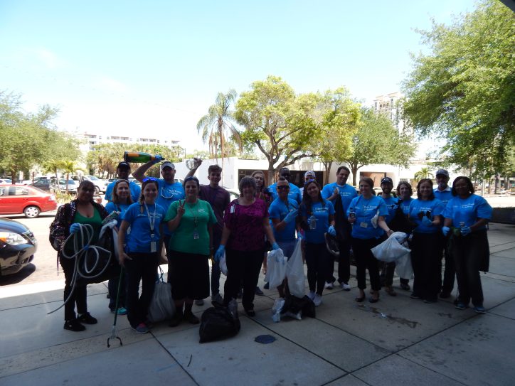 SPC, Duke Energy Flash Mob Cleanup Crew