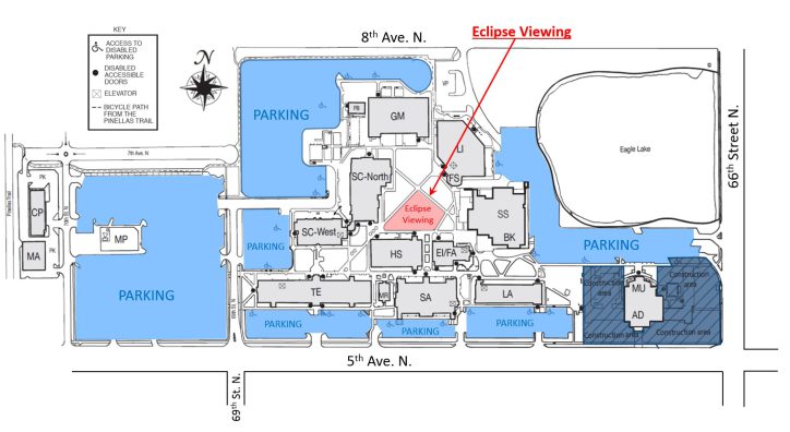 Parking for eclipse viewing at SP/G