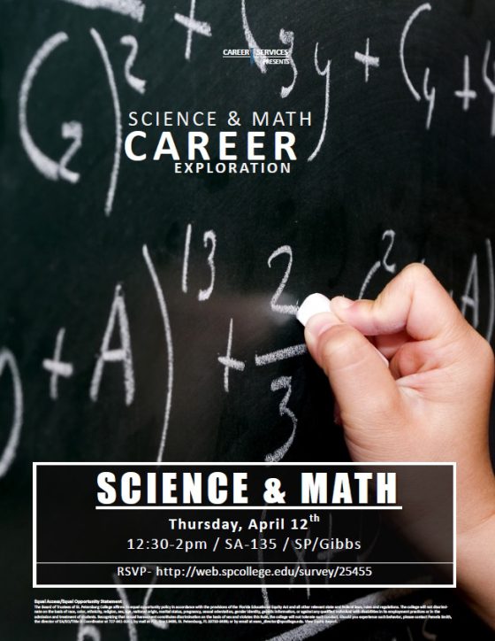 Science and Math Career Exploration Workshop