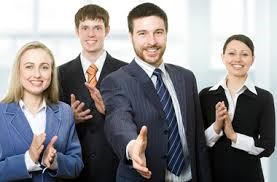 job fair group stock photo