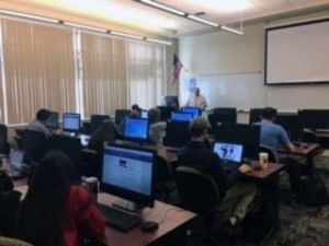 students preparing for intercollegiate programming competition