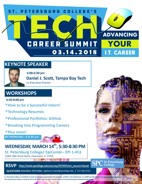 Tech Career Summit Flyer